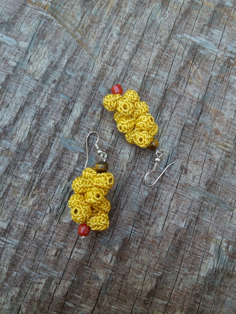 Multi Button Earrings