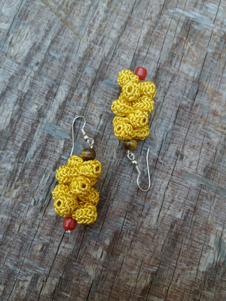 Multi Button Earrings