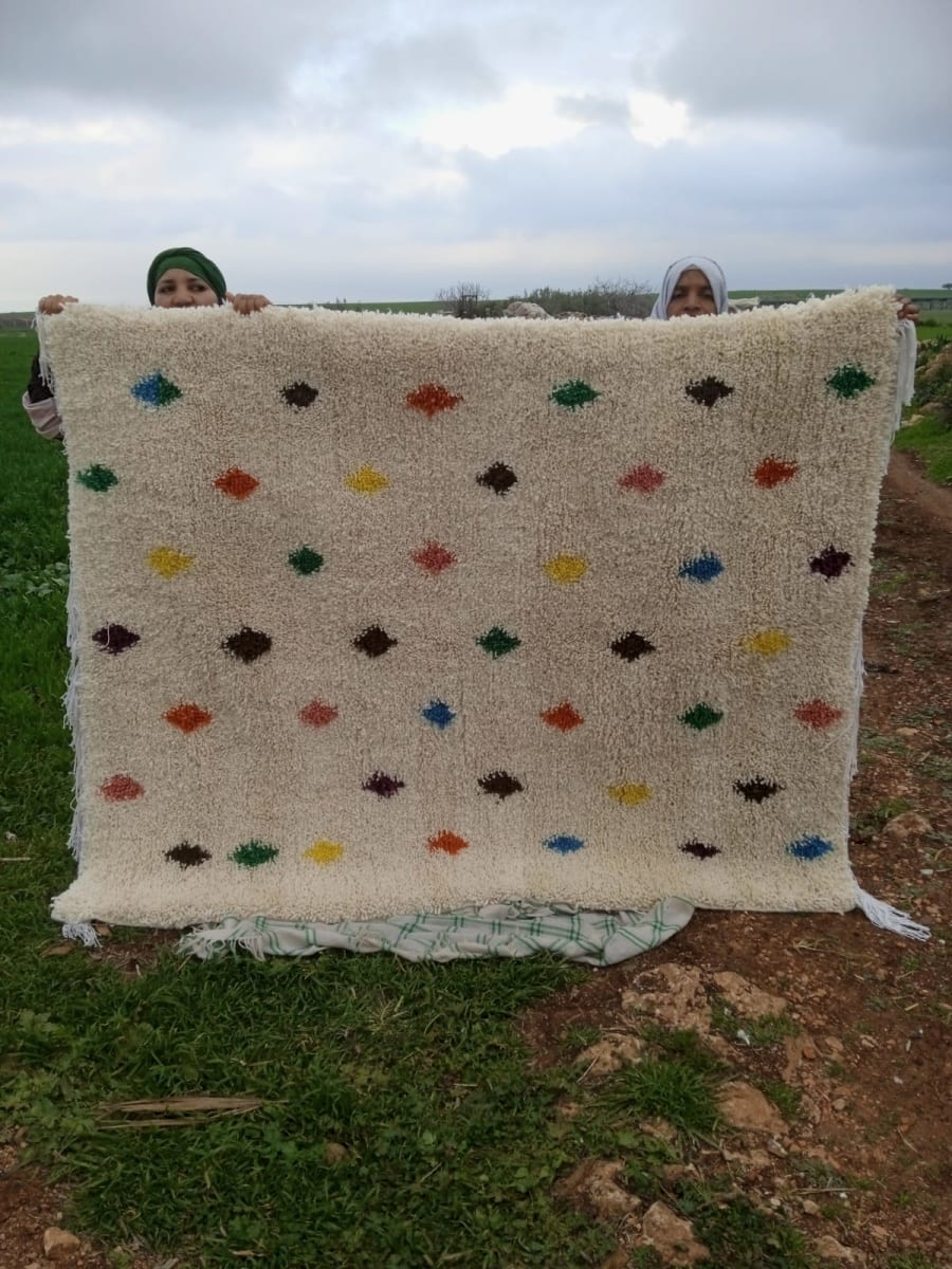  A rug  Colored Morocco