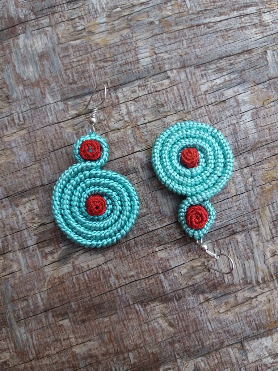 Multi Button Earrings