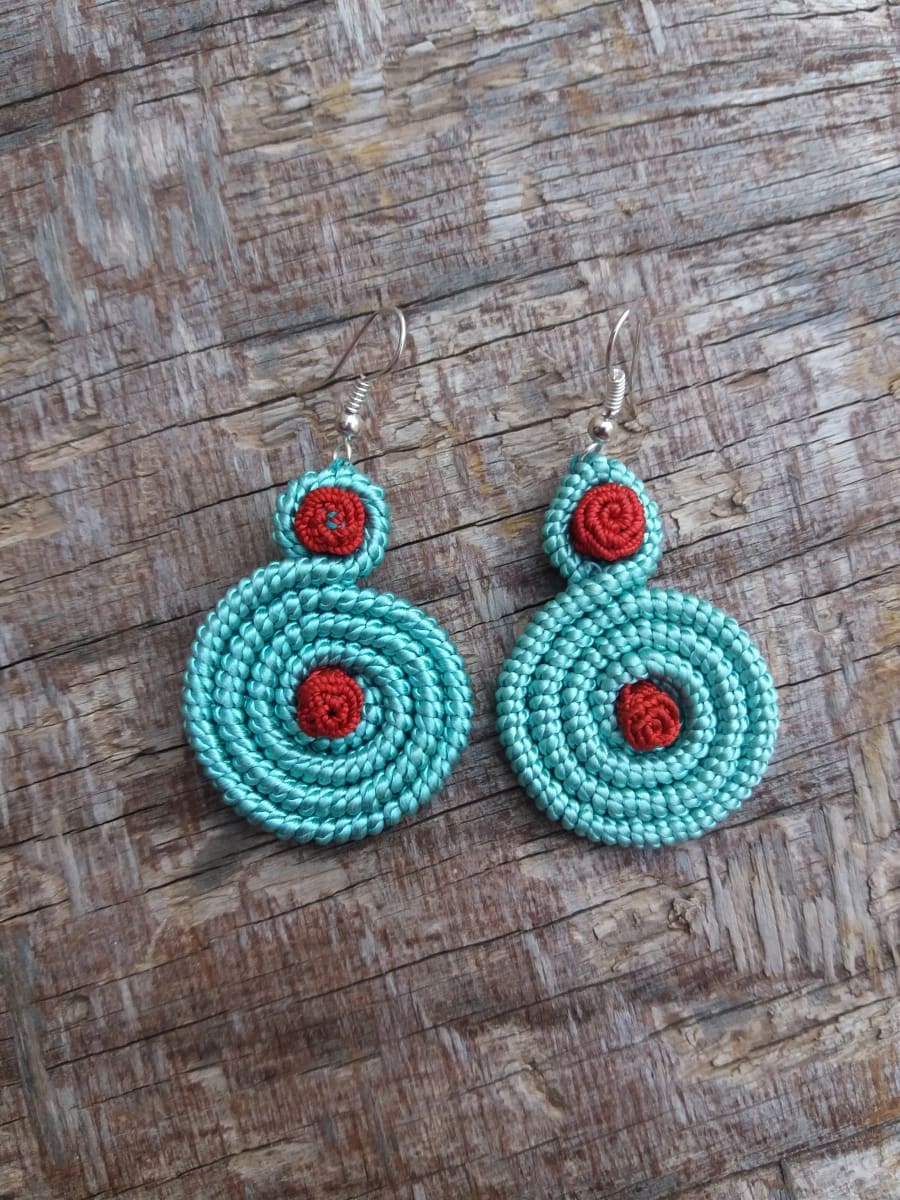 Multi Button Earrings