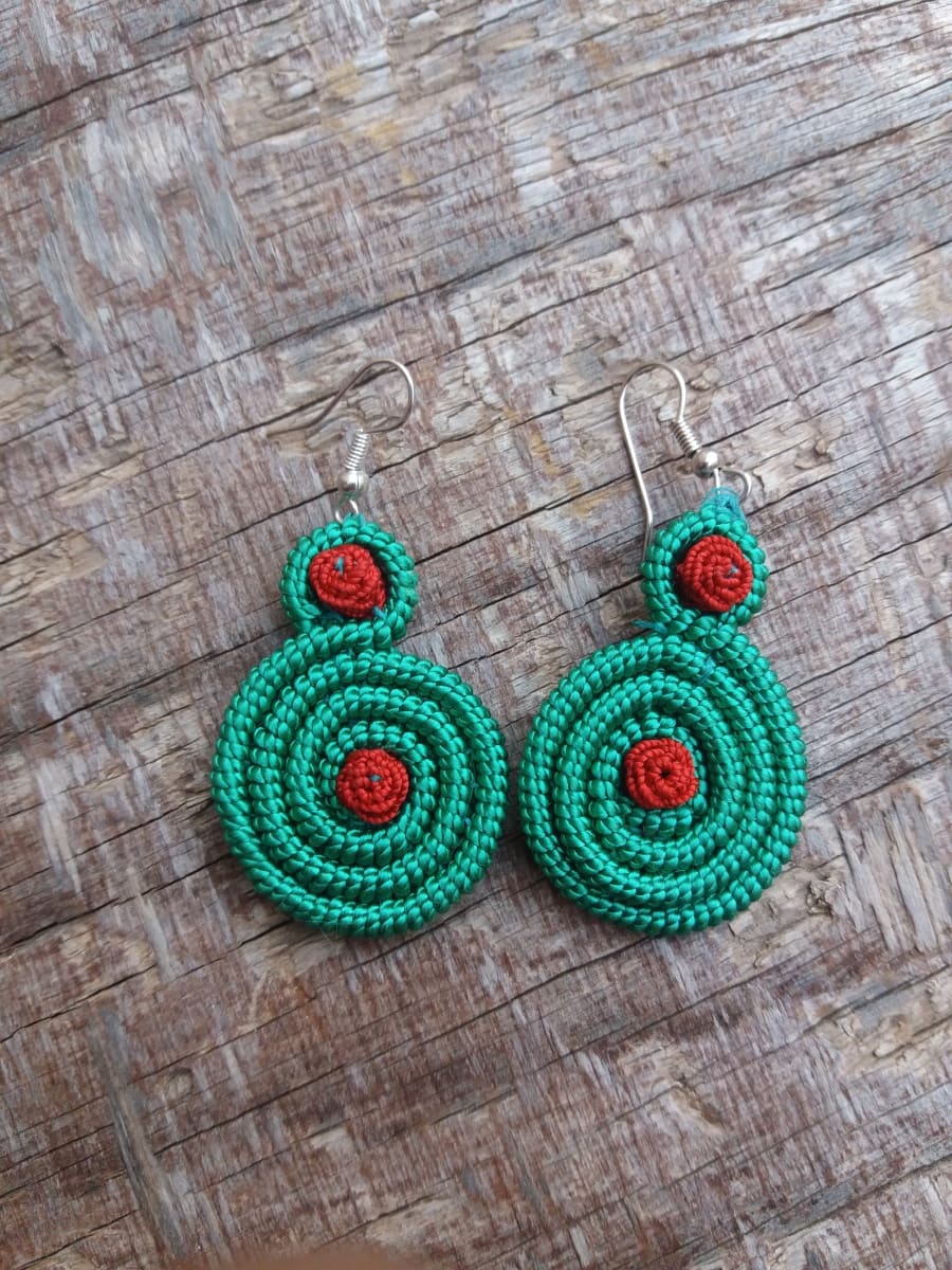Multi Button Earrings