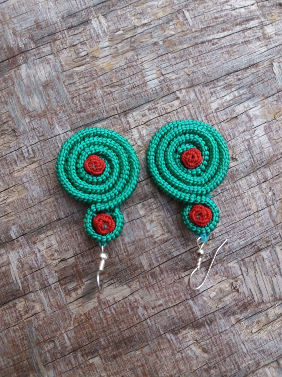 Multi Button Earrings