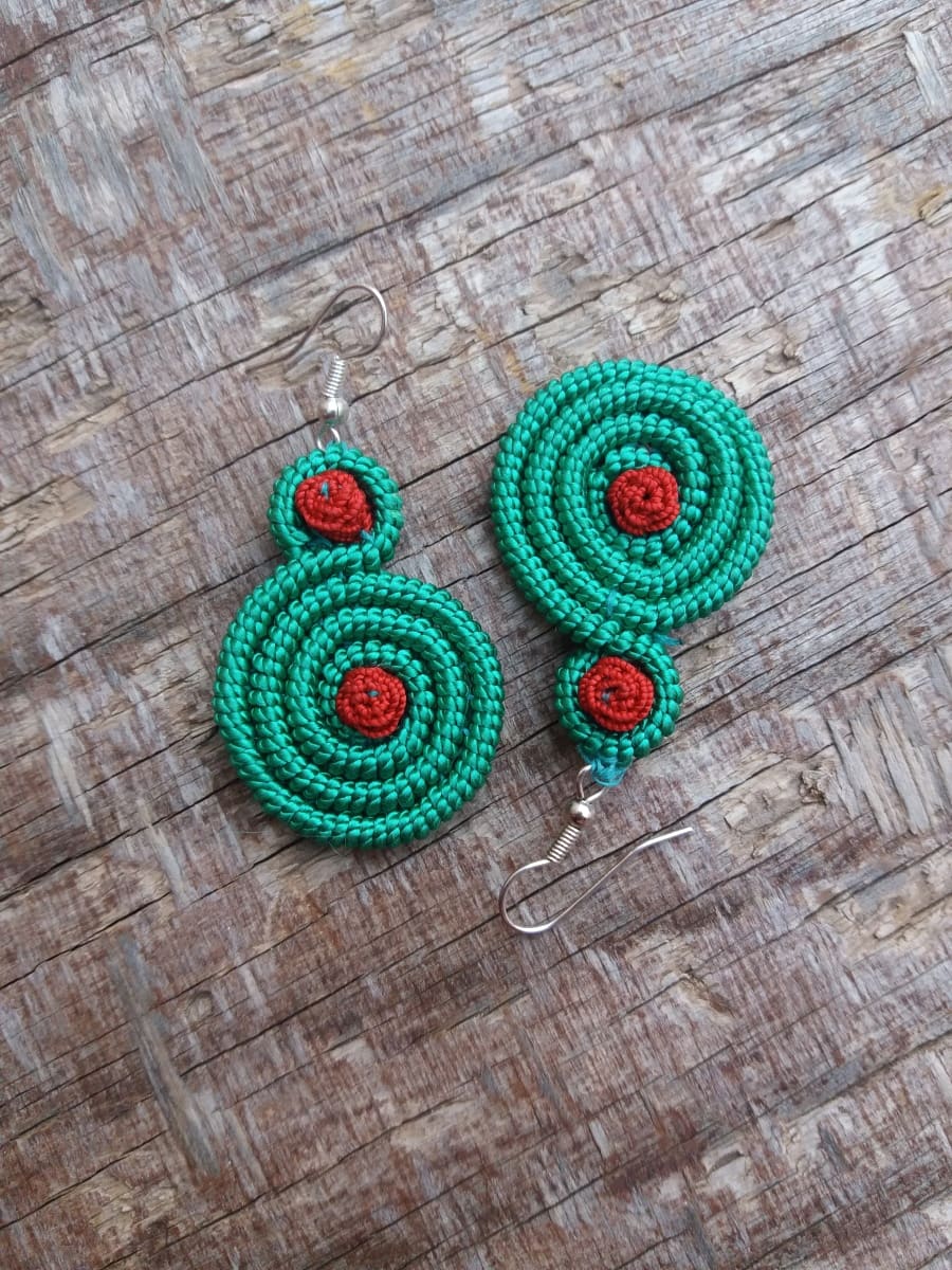 Multi Button Earrings