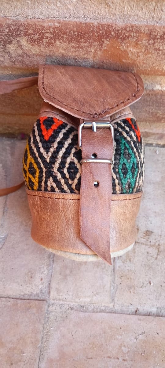  bag leather Colored Morocco