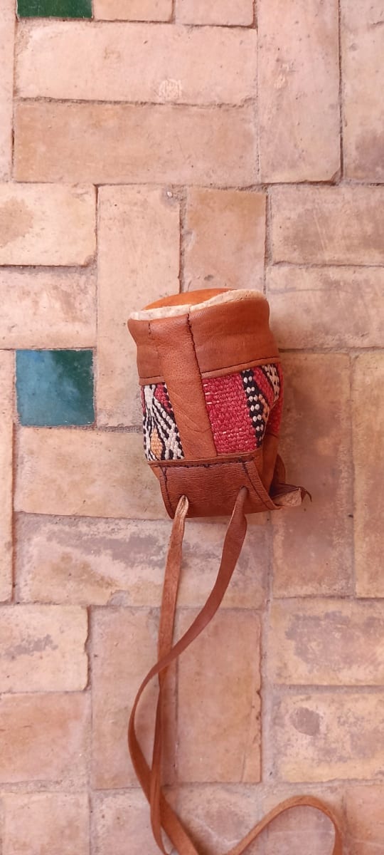  bag leather and Sabra silk Colored Morocco