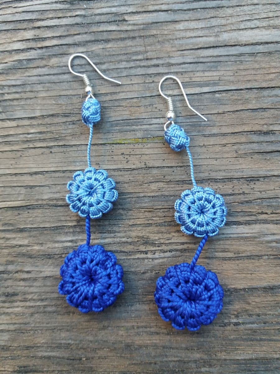 Multi Button Earrings