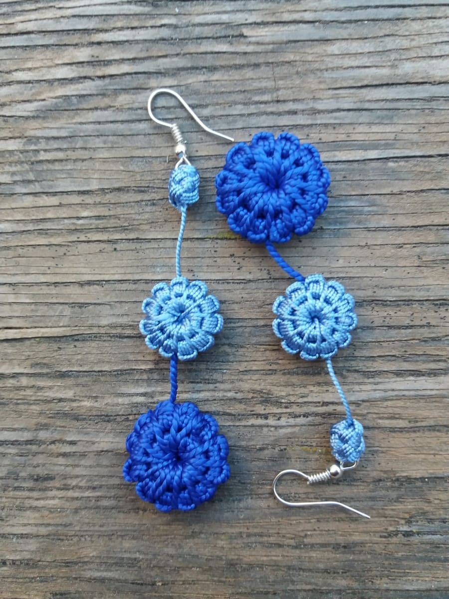 Multi Button Earrings