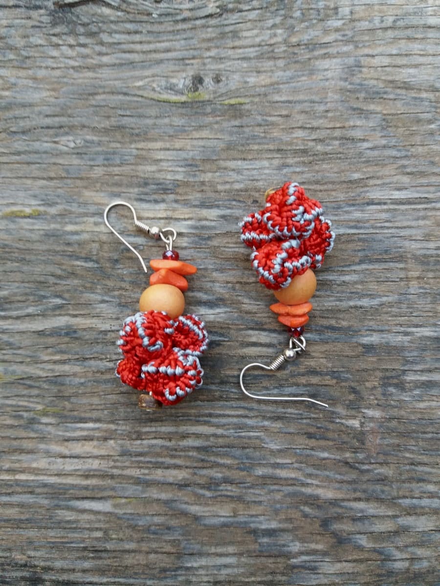 Multi Button Earrings