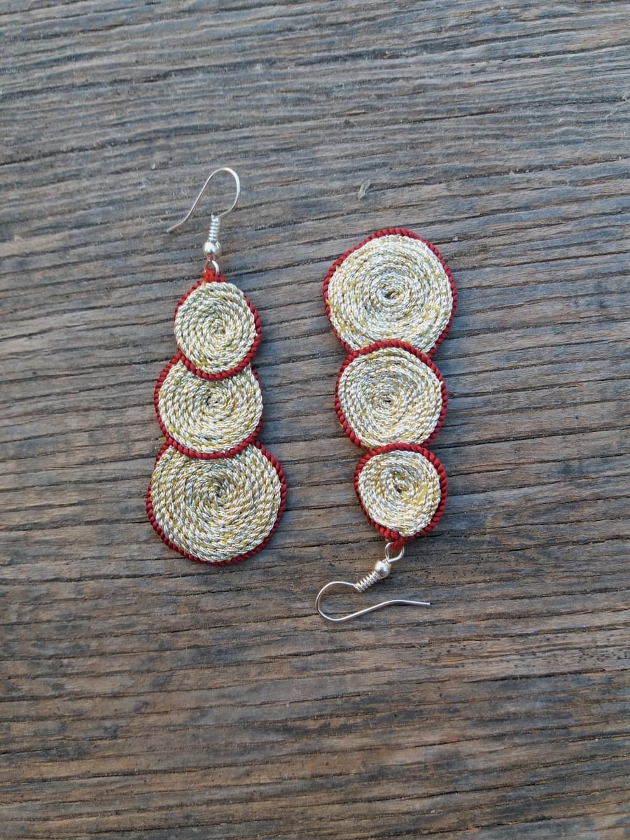 Multi Button Earrings