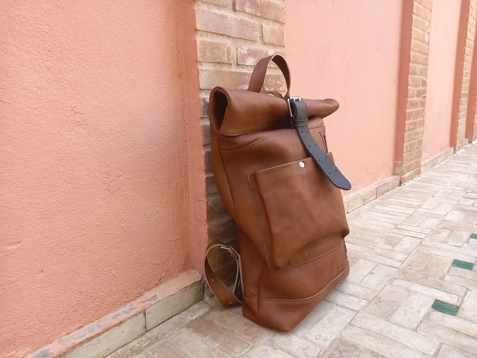  bag leather Brown Morocco