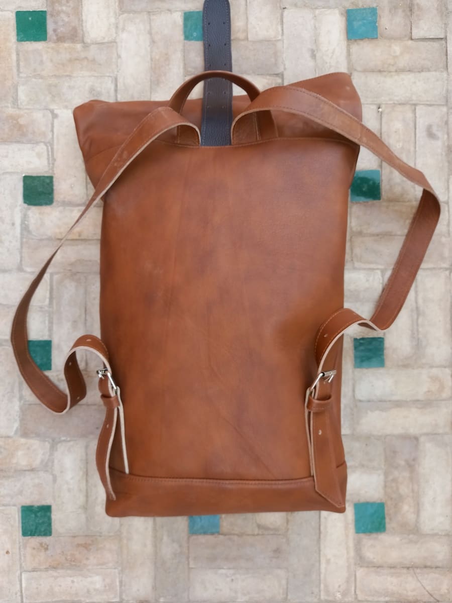  bag leather Brown Morocco