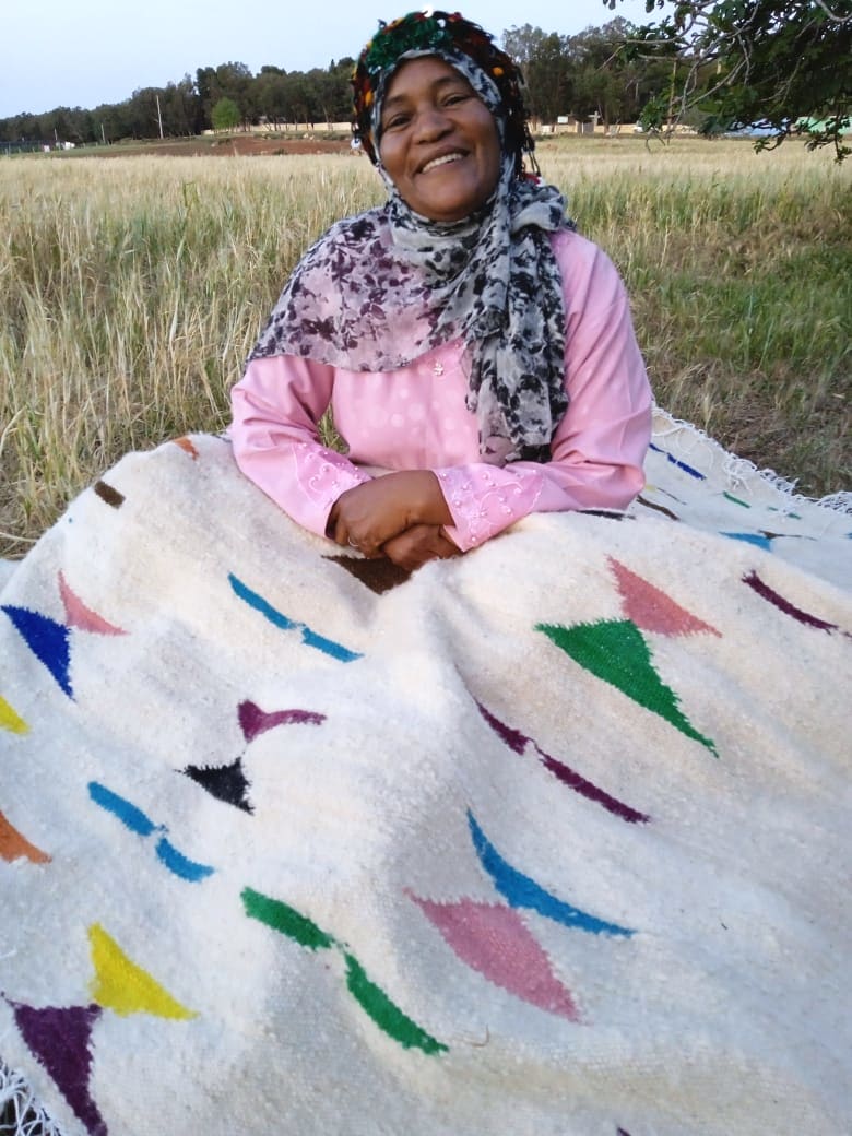  Flatweave rug  Colored Morocco