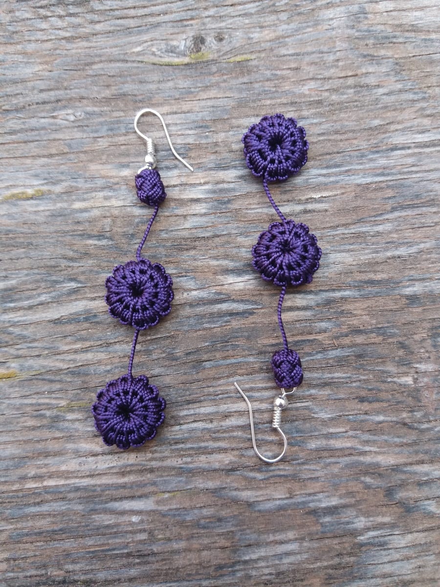 Multi Button Earrings