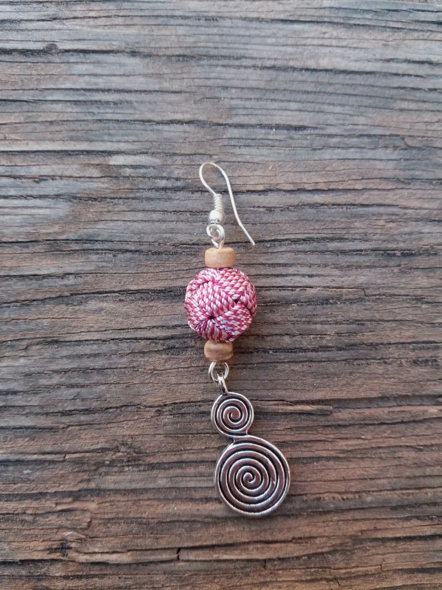Button Dangle Earrings