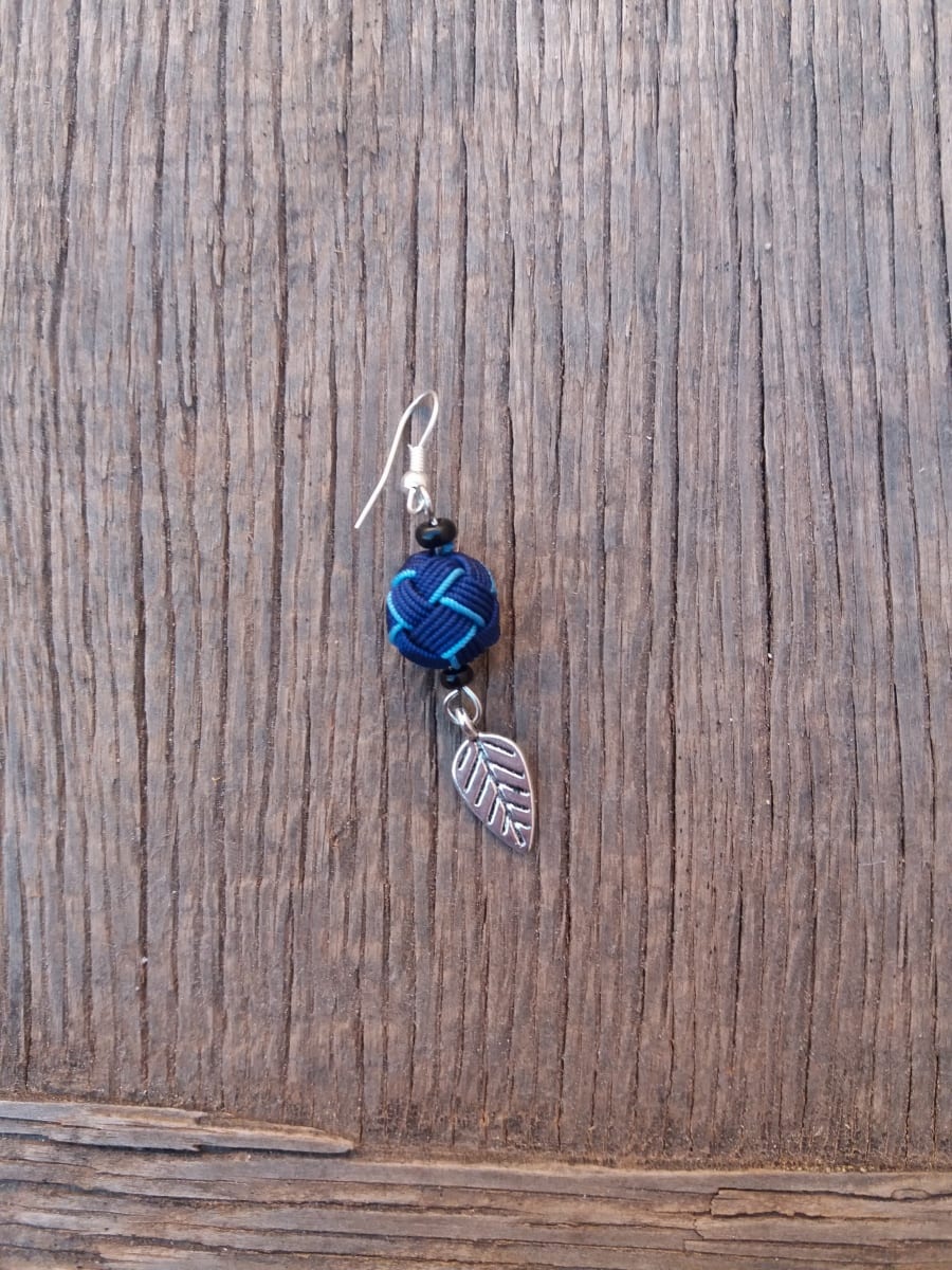 Button Dangle Earrings