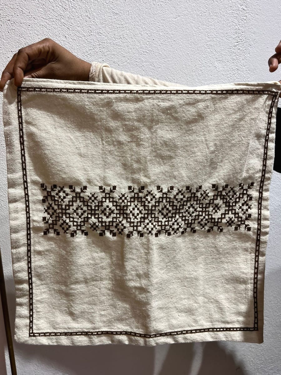  Pillow case  Brown, White Morocco