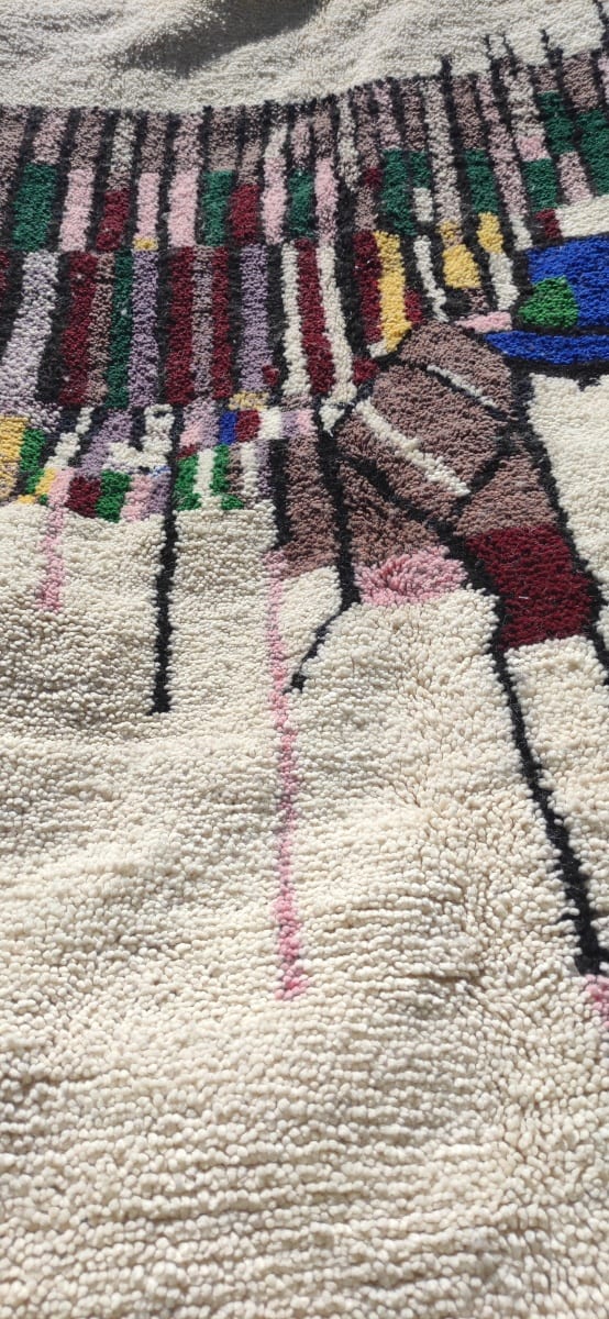  Azilal Rug Wool Colored Morocco