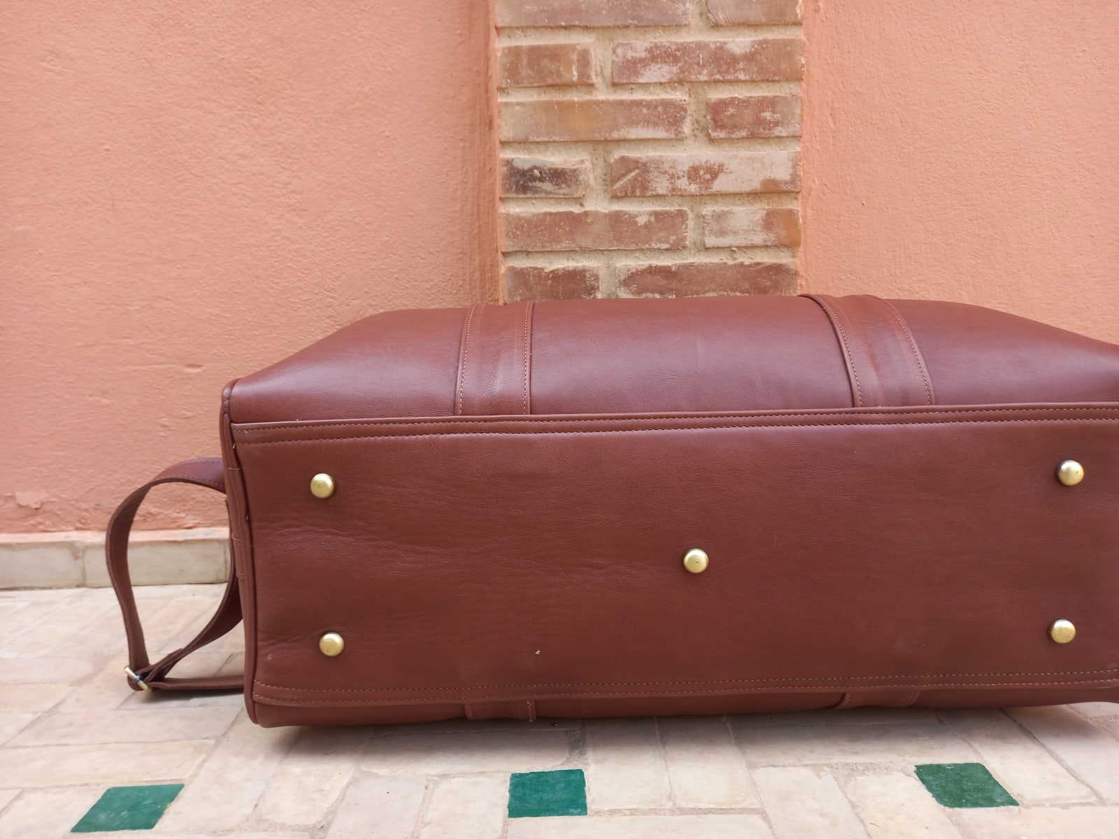  bag leather Brown Morocco