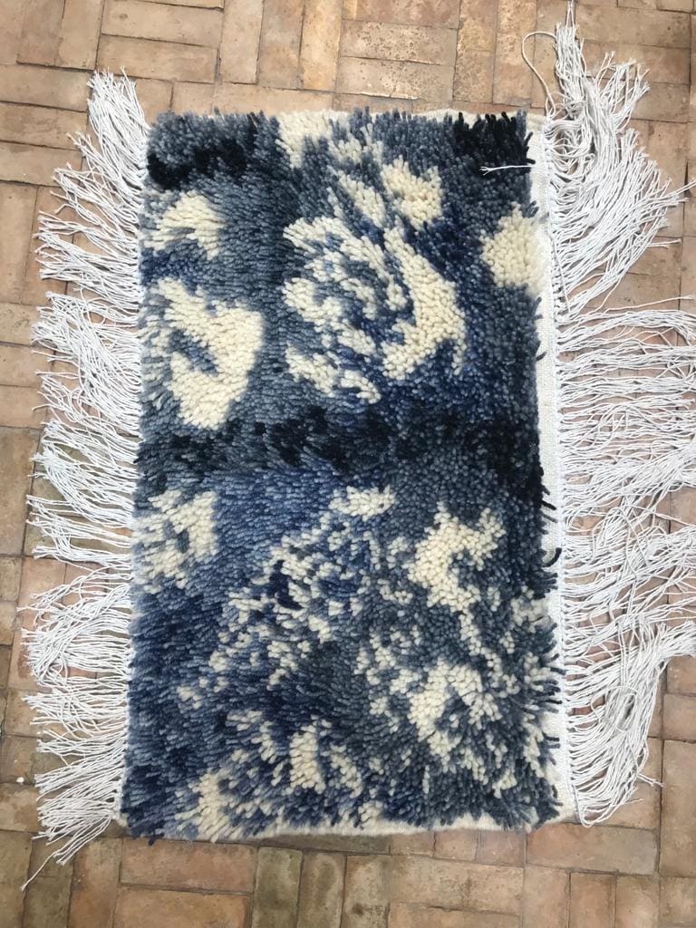  Rug  Blue, White Morocco