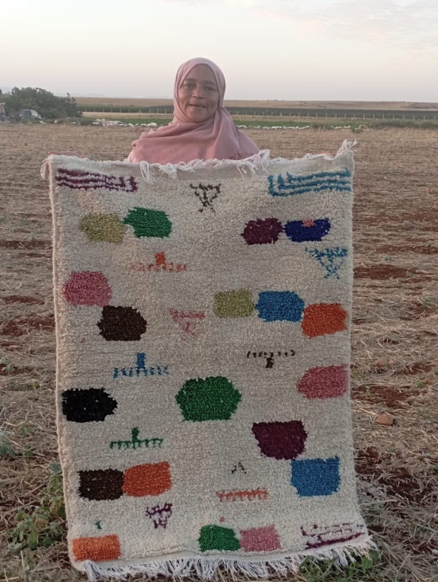  A rug  Colored Morocco