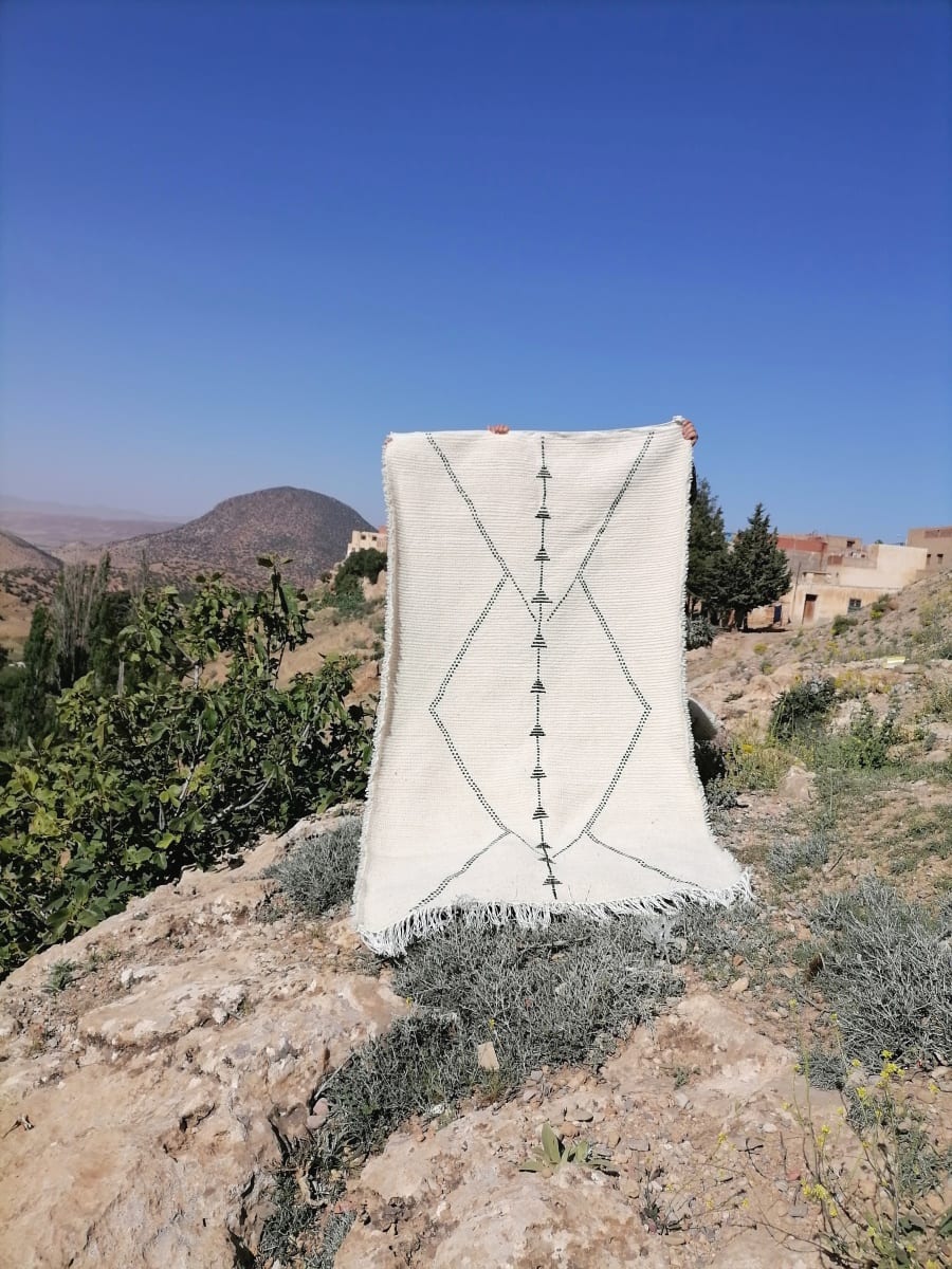  Beni Ourain  Black, White Morocco