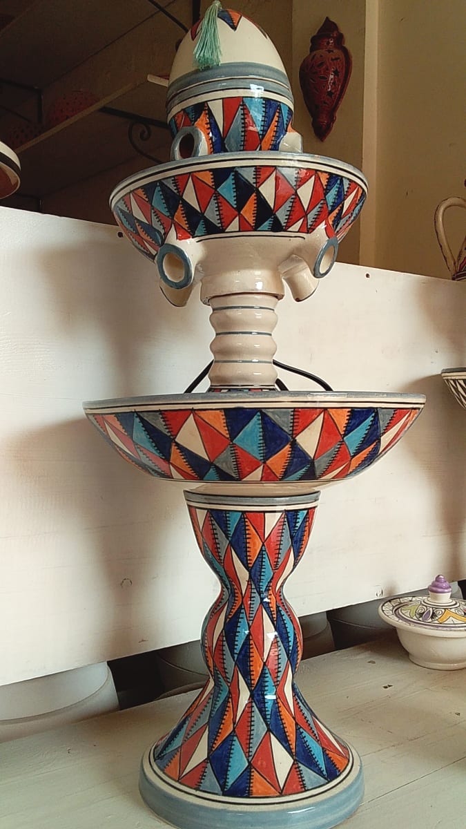  Vase Clay Colored Morocco