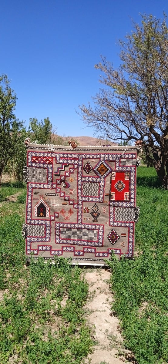 Handmade Moroccan Flatweave Rug