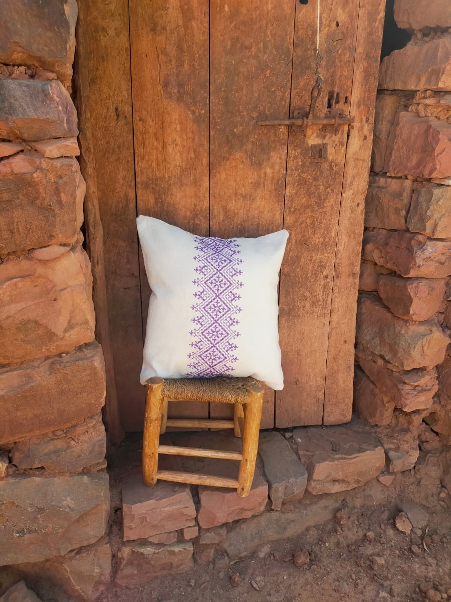 Handmade Embroidered Pillow