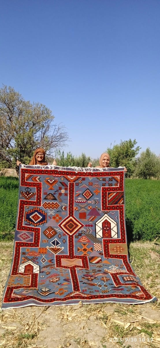 Handmade Moroccan Pileknot Rug