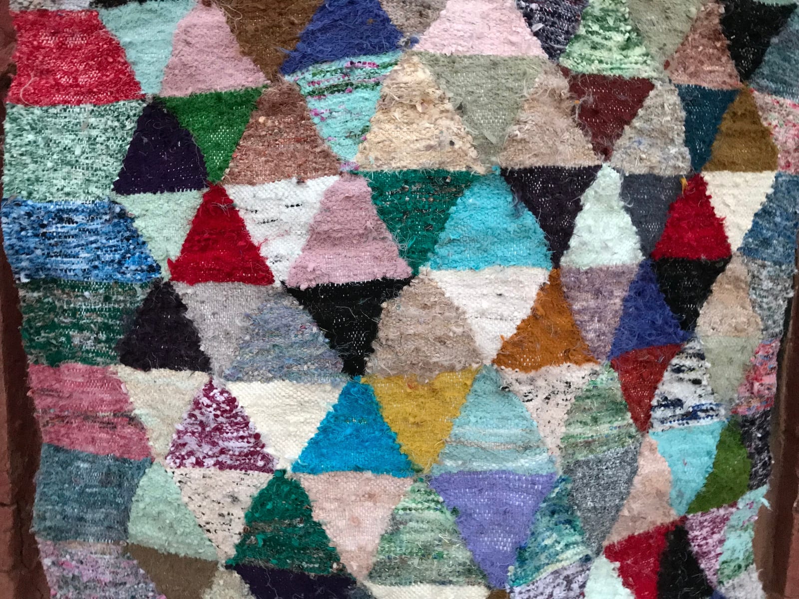  Boucherouite Up Cycled Thread  Colored Morocco