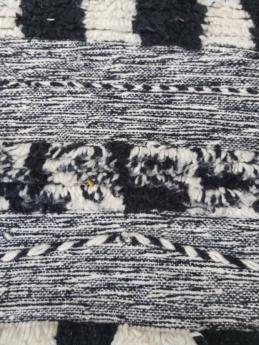  Hanbel Wool Black, White Morocco