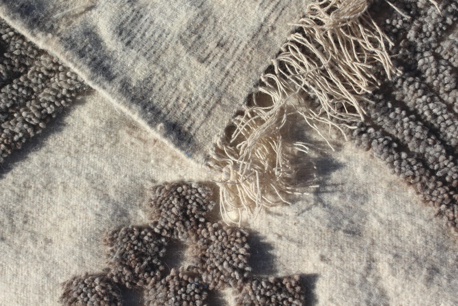  Flatweave rug  Grey, White Morocco