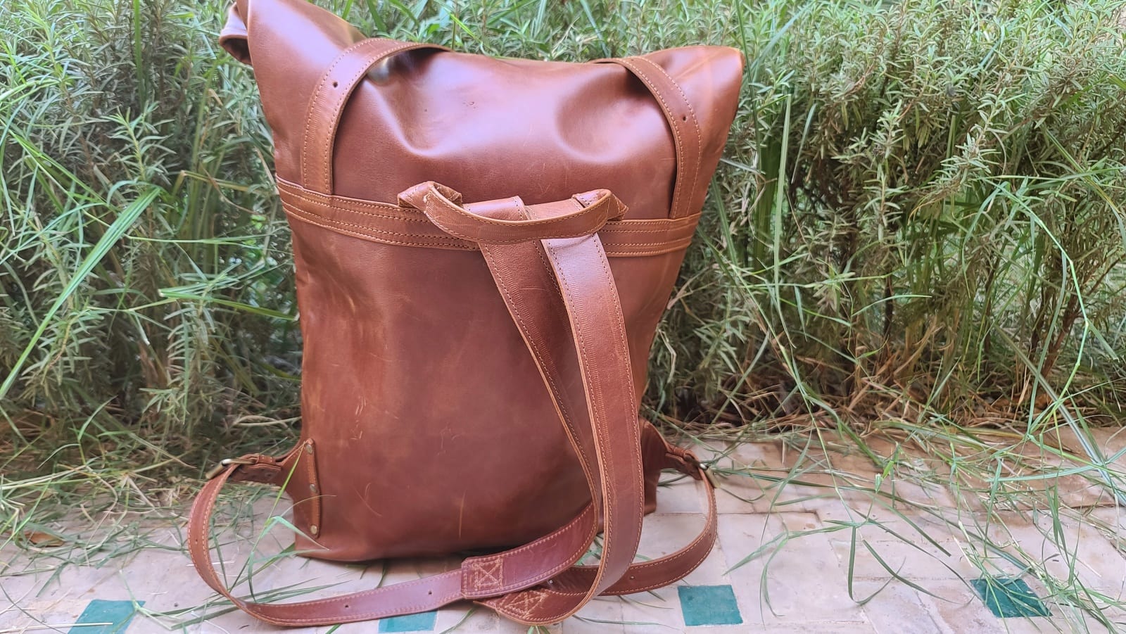  bag leather Brown Morocco