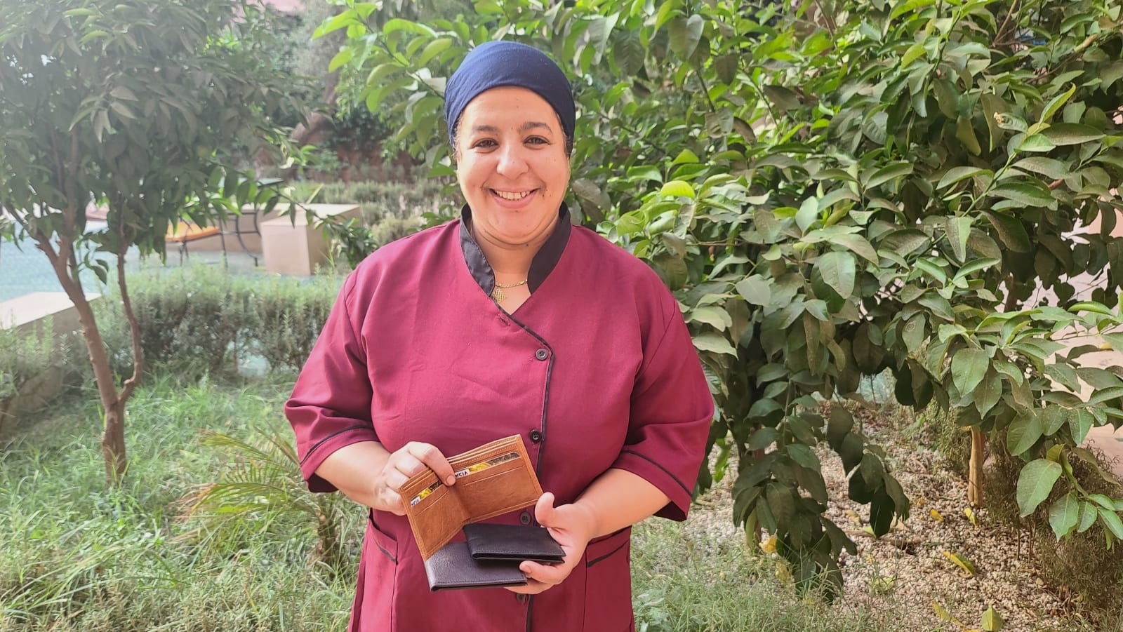   small bag leather Brown Morocco