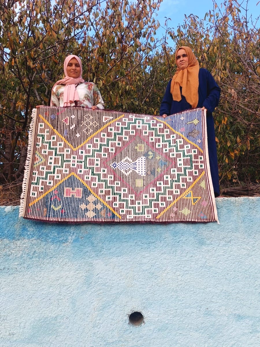  Handmade Rug  Colored Morocco
