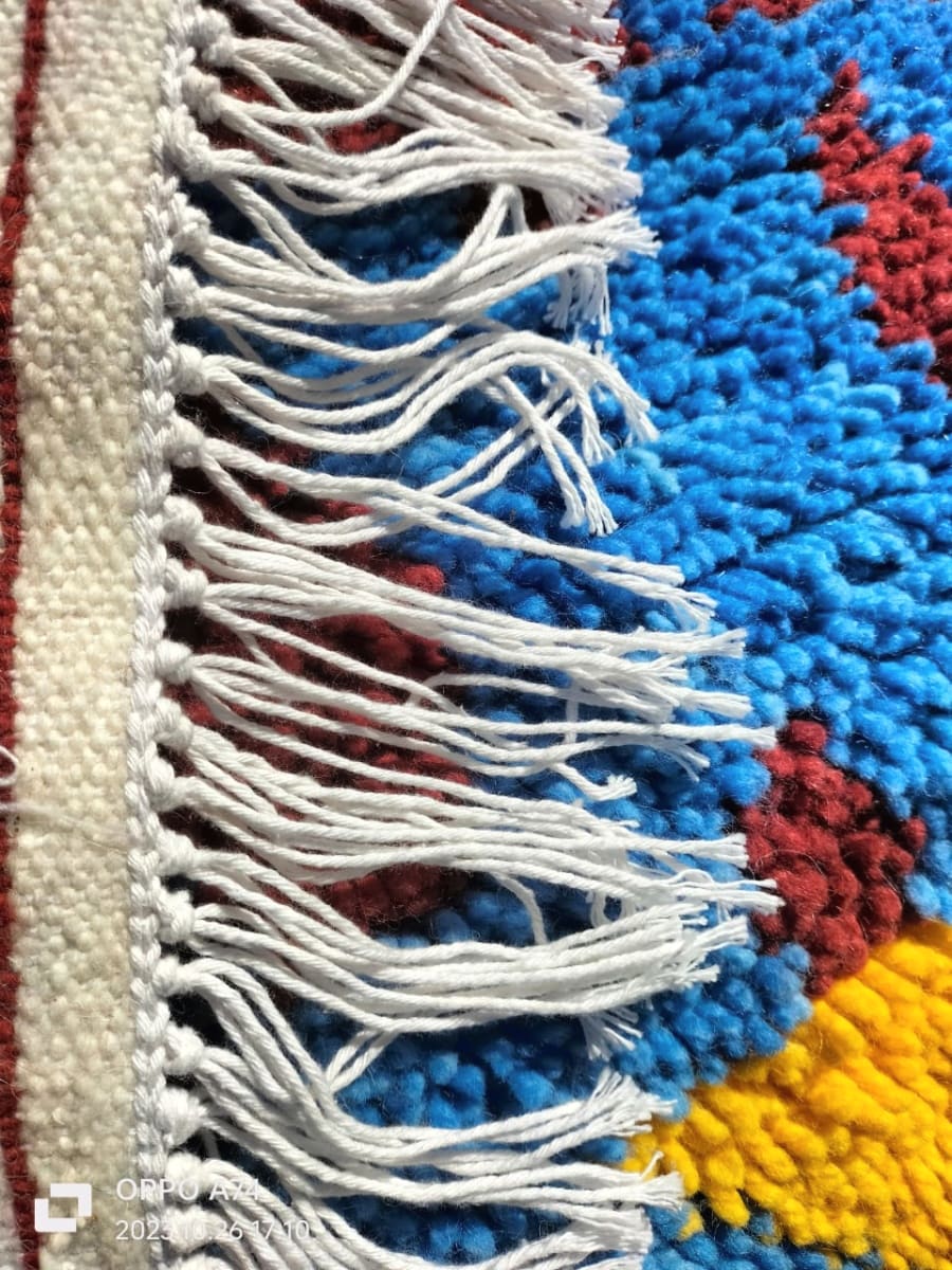 Handmade pileknot rug