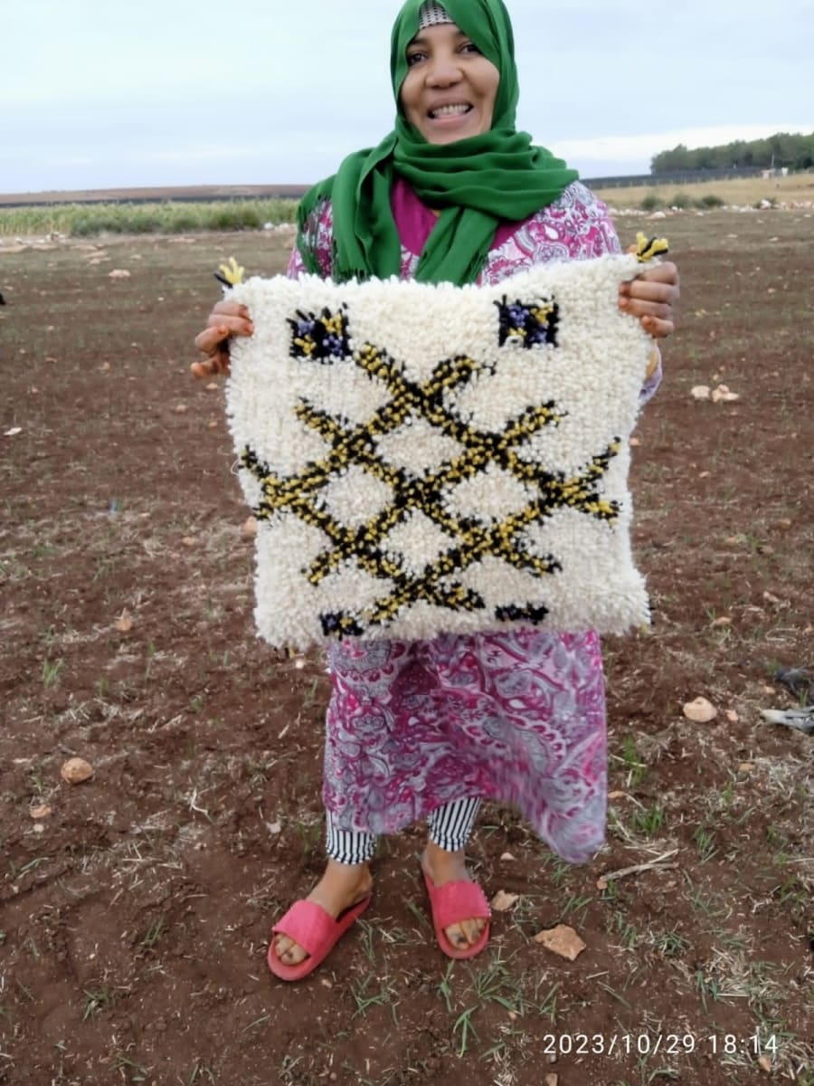  Pillow case  Colored Morocco