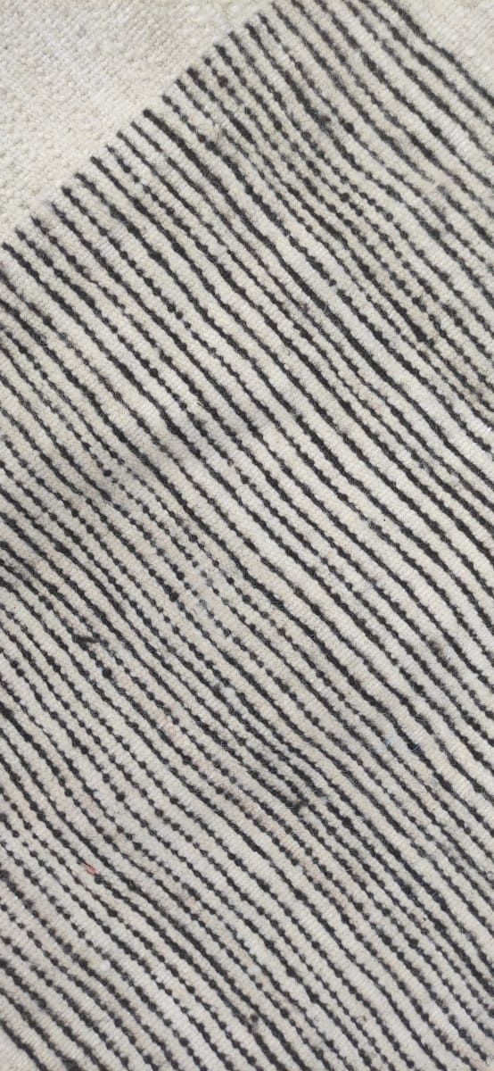  Azilal Rug Wool Black, White Morocco