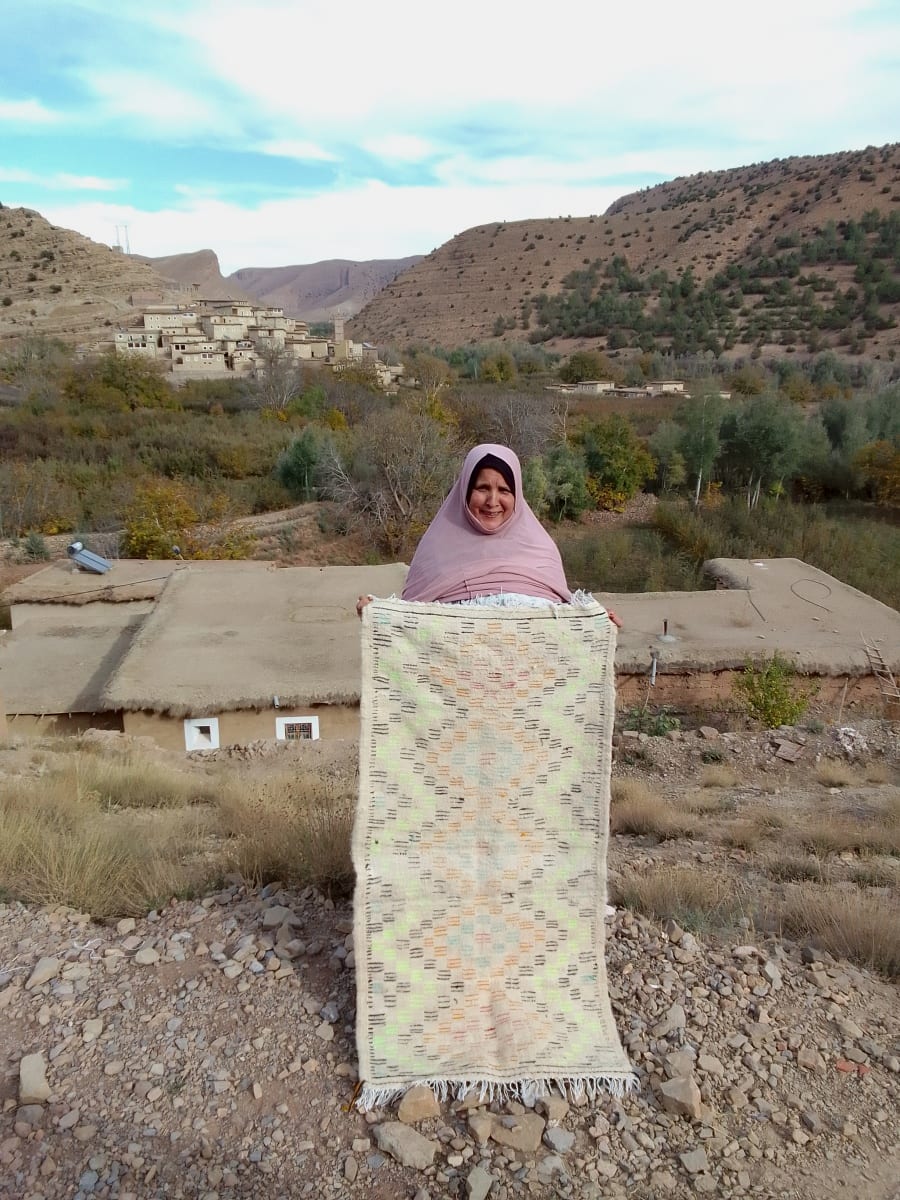  Rug  Colored Morocco