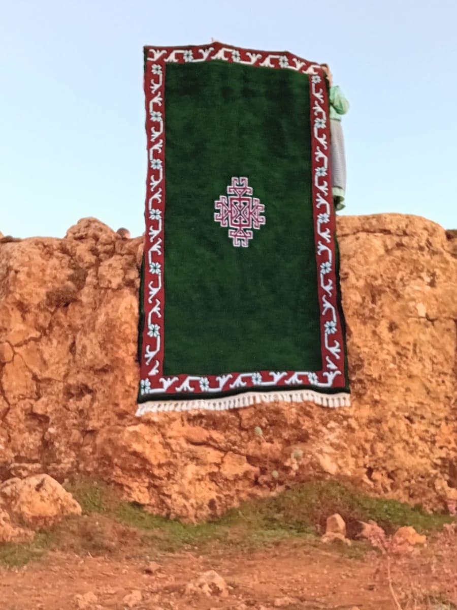 Handmade Rug  Colored Morocco