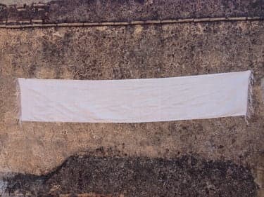  Scarf Cotton string and  polyster White Morocco