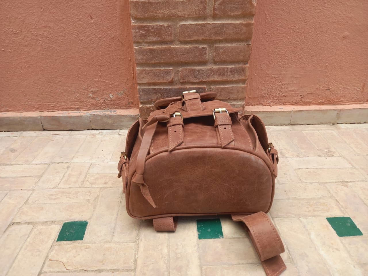  bag leather Brown Morocco