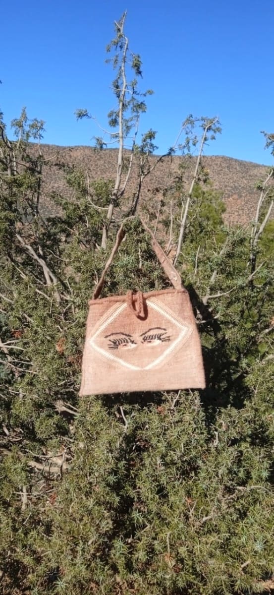  Pillow  Orange, White Morocco