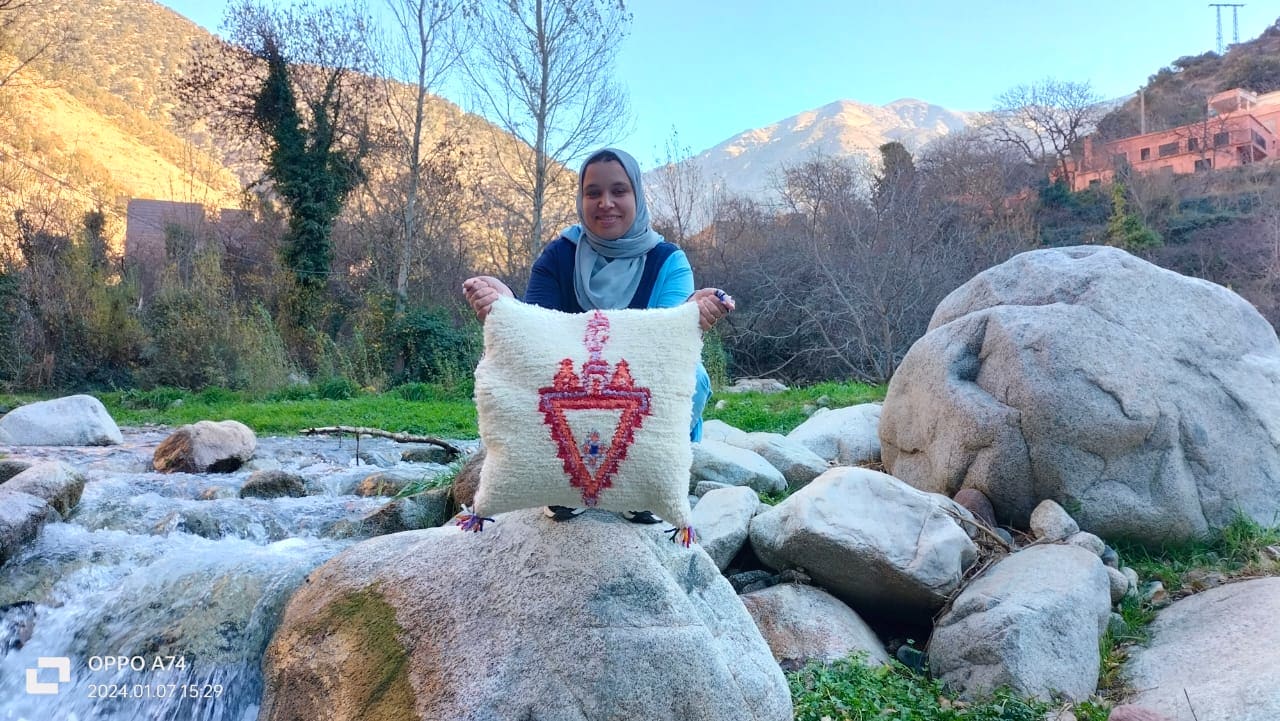 Handwoven Pillow