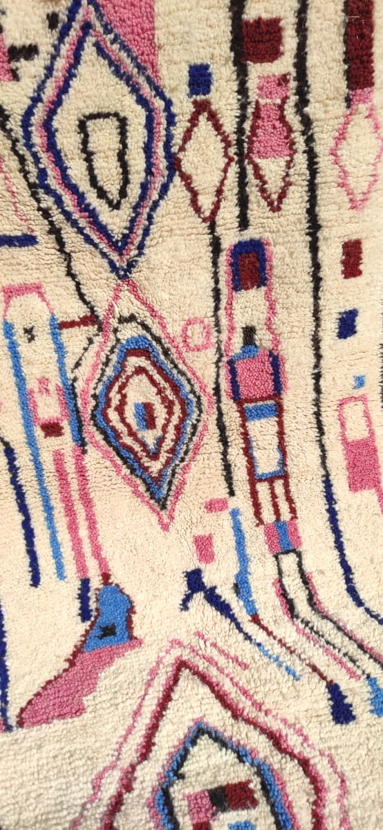  Azilal Rug Wool Colored Morocco