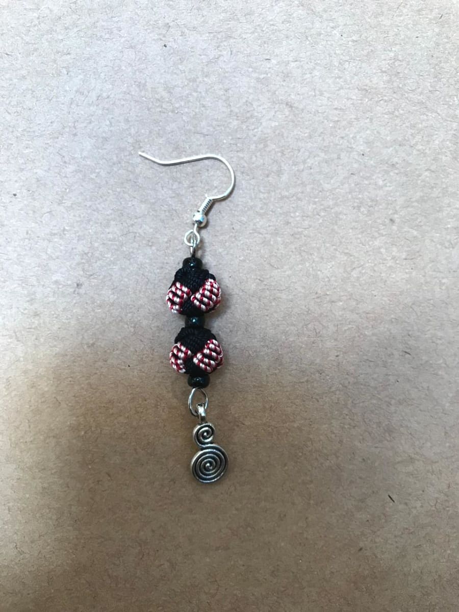 Button Dangle Earrings