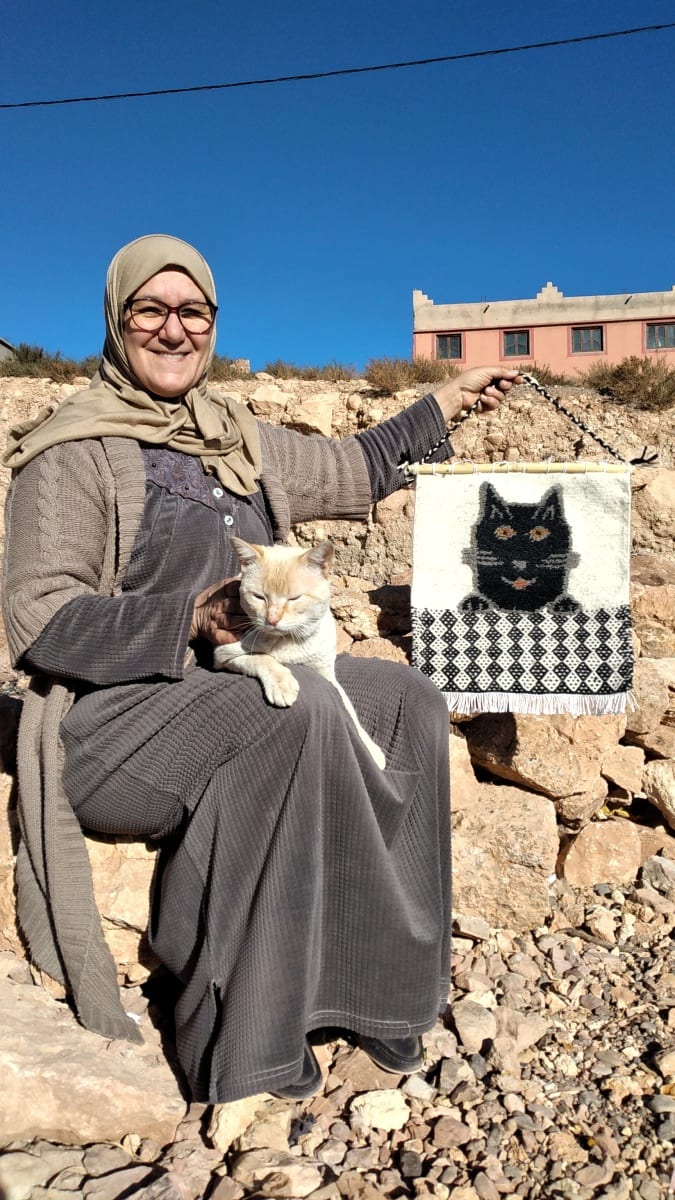 Flatweave and Pileknot rug