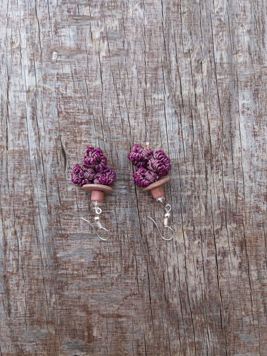 Multi Button Earrings