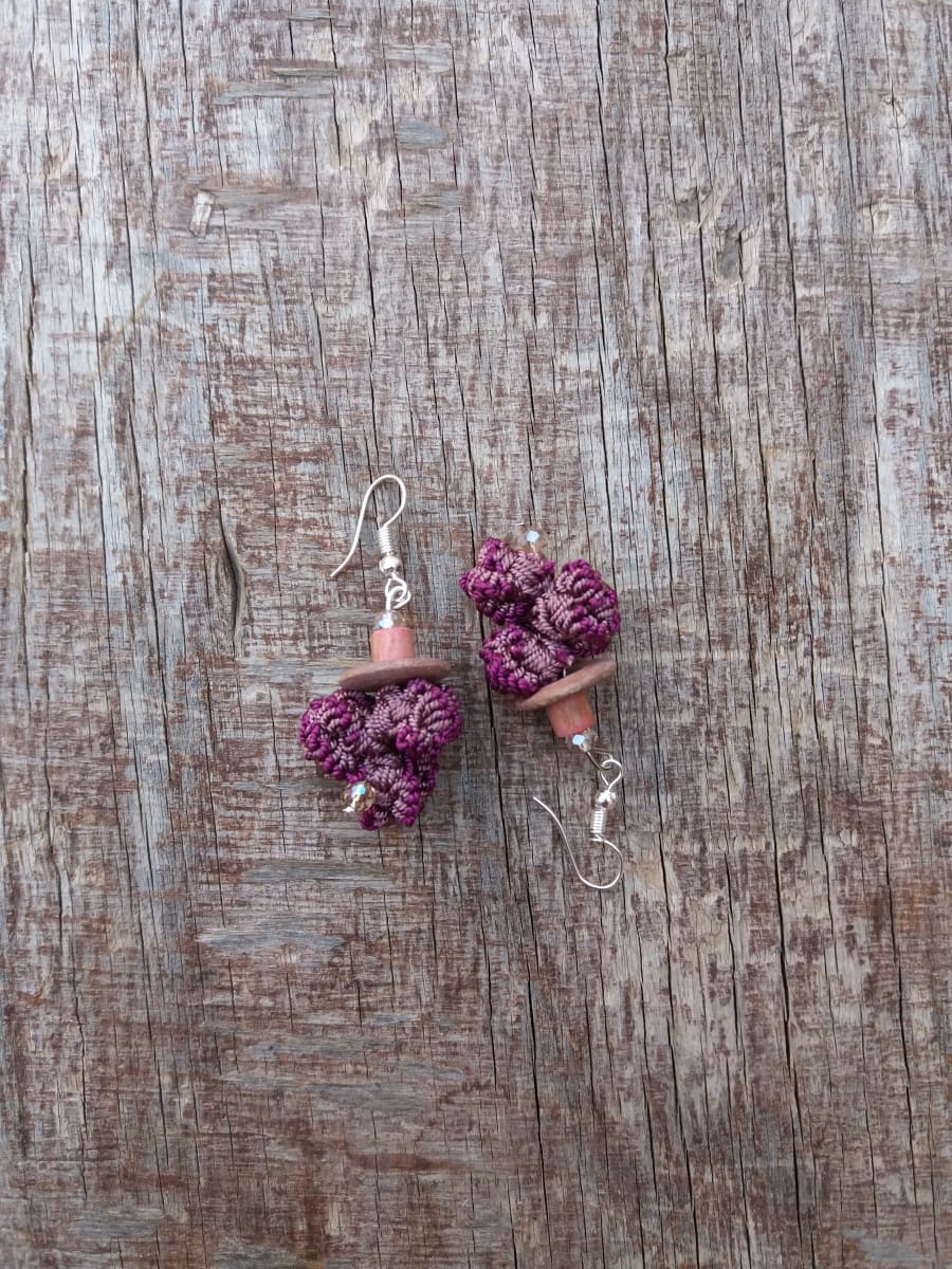 Multi Button Earrings